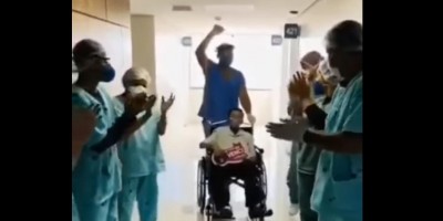 Idoso de 102 anos se recupera da Covid-19 e recebe alta em Porto Velho; veja o vídeo