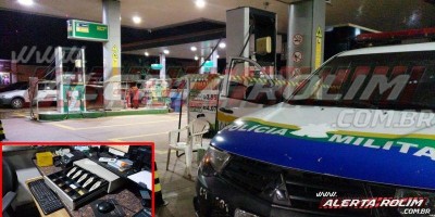 Frentista é baleado no rosto durante roubo a posto de combustível, em Rolim de Moura