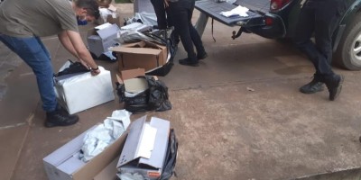 Policial boliviano é preso tentando atravessar ilegalmente mercadorias avaliadas em R$...