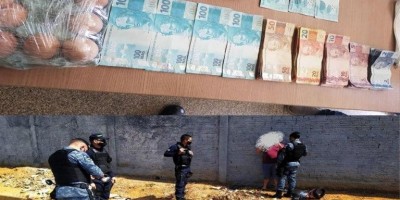 Casal compra dinheiro falso na internet e acaba preso em Ariquemes