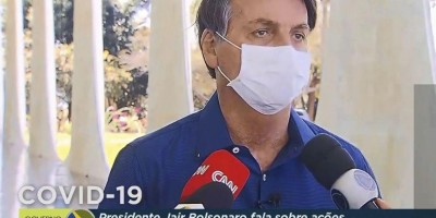 Bolsonaro diz que seu exame para covid-19 deu positivo