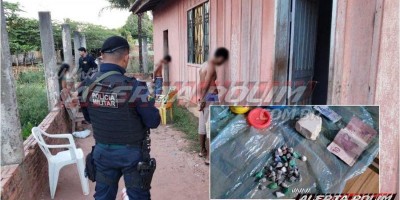 Três pessoas são presas por tráfico de drogas em Rolim de Moura e substâncias...