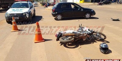 Dois acidentes de trânsito deixam pessoas feridas durante o sábado em Rolim de Moura