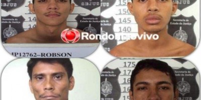 Presos de alta periculosidade fogem de presido em Porto Velho