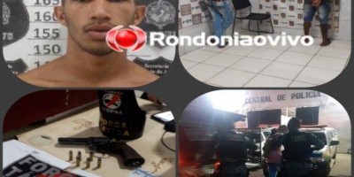 Foragidos são presos armados tentando cometer assaltos em Porto Velho