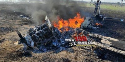 Atualização: Avião de pequeno porte cai na zona rural de Alta Floresta; veja o vídeo