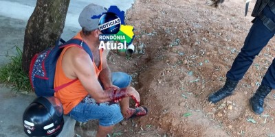 Homem é esfaqueado, supostamente, pela ex-mulher em Ji-Paraná; 