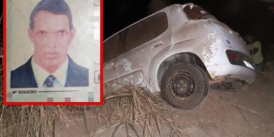 Homem de 36 anos morre após capotar carro de amigo na zona rural de Costa Marques