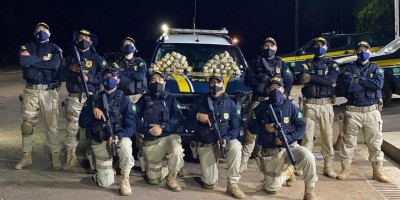 PRF intercepta carregamento de mais de R$ 1 milhão em drogas em Porto Velho