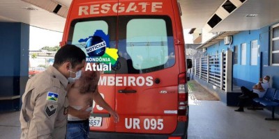 Homem sofre tentativa de homicídio a facadas em Ji-Paraná