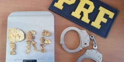 PRF apreende mais de R$ 100 mil em ouro ilegal em Porto Velho