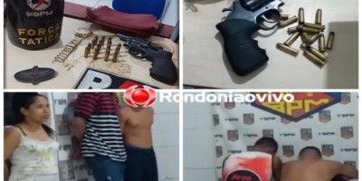 Membros de facção criminosa são presos em residencial planejando ataques contra rivais...
