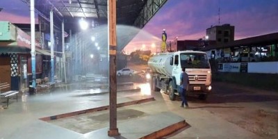 Prefeitura fará desinfecção em locais de grandes aglomerações a partir desta quarta...