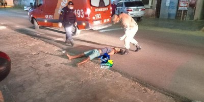 Tentativa de roubo termina com dois feridos à pauladas em Ji-Paraná
