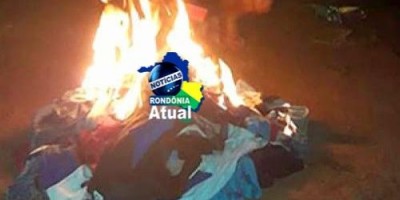 Em Ji-Paraná, marido ateia fogo em todas as roupas da mulher por ela ficar muito no...