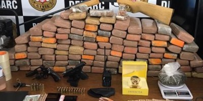Foragido é preso com 100 quilos de maconha em Porto Velho