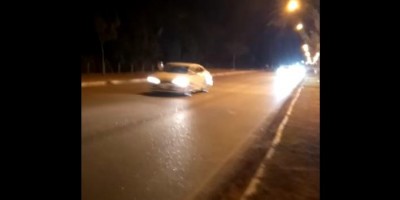 Vídeo mostra motoristas fazendo racha no Espaço Alternativo em Porto Velho