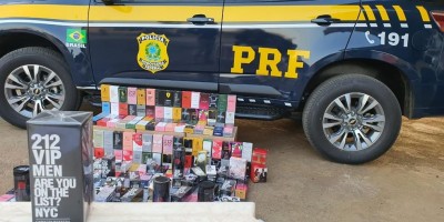 PRF apreende 283 perfumes falsificados que seriam vendidos como importados em Porto Velho