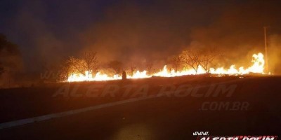 Bombeiros de Rolim de Moura atuaram em 03 focos de incêndios na segunda-feira