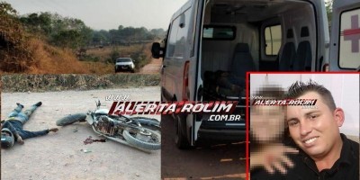 Motociclista morre e outro fica gravemente ferido após acidente na zona rural de Santa...
