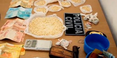 Idoso é preso com cerca de 2 mil pedras de crack em Ouro Preto