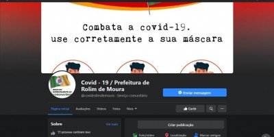 Prefeitura de Rolim de Moura cria página exclusiva com informações da Covid-19