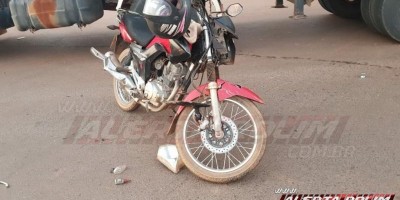 Motociclista é socorrido em estado grave após colidir em caminhão caçamba em Rolim de...