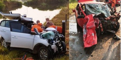 Veículos ficam destruídos em acidente na RO-470 em Ouro Preto; Uma pessoa morreu e uma...