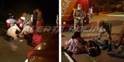 Dois acidentes de trânsito são registrados na noite de sexta-feira em Rolim de Moura