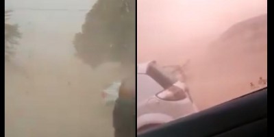 Vendaval causa estragos em Ji-Paraná; Duas mulheres ficam feridas; veja o vídeo