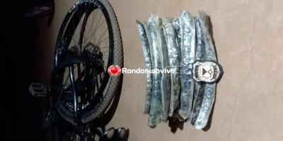 Polícia encontra droga escondida em pneus de bicicletas e passageiro é preso