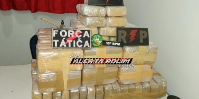 Mais de 100 kg de pasta base de cocaína são apreendidos pela PM em Alta Floresta...