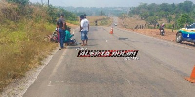 Em terceiro acidente, motociclistas ficam feridos após colisão na RO-383 em Rolim de...