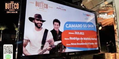 Morador de Nova Brasilândia ganha Camaro 0Km em sorteio na live de Gusttavo Lima