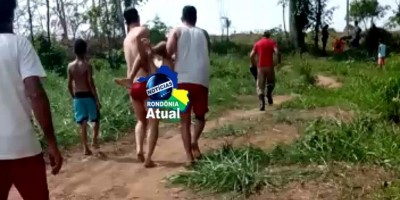 Garoto de 13 anos morre afogado em represa em Ji-Paraná; veja o vídeo