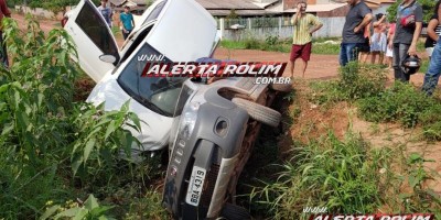 Condutor trafega na contramão e bate contra outro veículo no bairro Planalto, em Rolim...