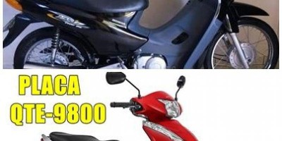 Duas Biz foram furtadas na madrugada deste sábado (17), em Rolim de Moura