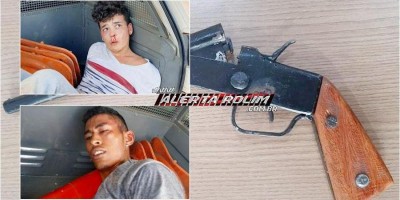 Bandidos são capturados por populares após vítima reagir a assalto em Rolim de Moura;...