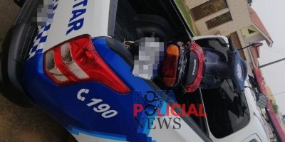 Fuga de motoqueiro inabilitado causa perseguição cinematográfica em Vilhena