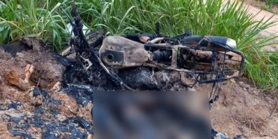 Corpo é encontrado carbonizado na zona rural de Nova Mamoré