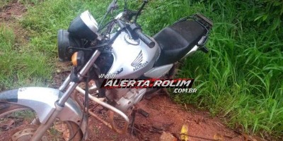 Motocicleta furtada é recuperada pela Polícia Militar do 10º Batalhão, em Rolim de...