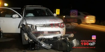 Motociclista morre após colisão de moto contra caminhonete em Ariquemes