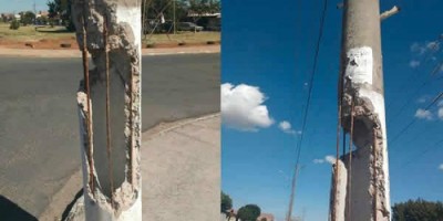 Após atingir dois postes e quase atropelar crianças, motorista acaba preso pela PM