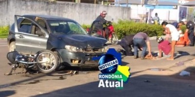 Criança é socorrida desacordada após acidente em Ji-Paraná