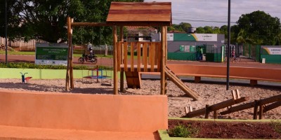 Pracinha na Av. 25 de Agosto em Rolim de Moura é inaugurada nesta sexta-feira (20)