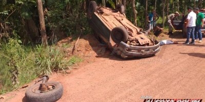 Motorista que capotou carro na linha 180 em Rolim de Moura, não resistiu e morreu após...
