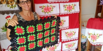 Agricultora e artesã expõe no Centro de Informações Turísticas de Rolim de Moura