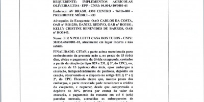 EDITAL DE CITAÇÃO   