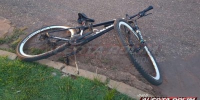 Ciclista se envolve em acidente e é encaminha às pressas ao Hospital Municipal de Rolim...