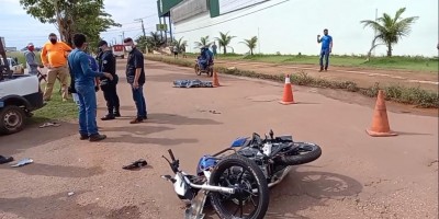 Motociclista morre em grave acidente com carro em Porto Velho; veja o vídeo